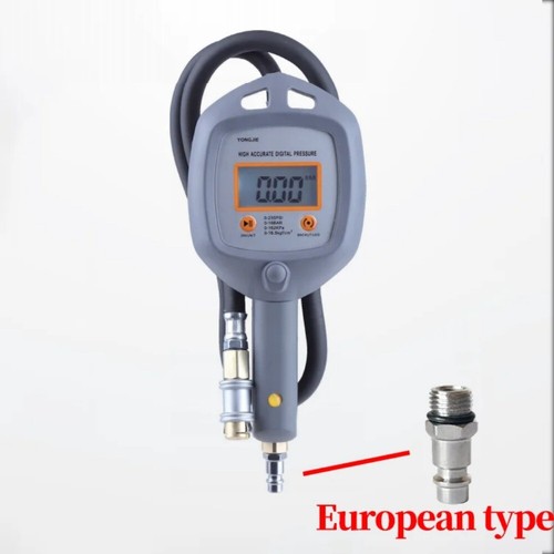 Digital Tire Pressure Gauge Inflator Gun With Hose Air Chuck LED Display Gun - Picture 5 of 19