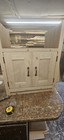 solid wood  used look kitchen cabinets 