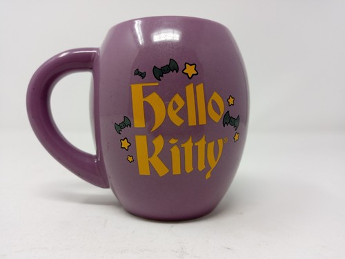 Hello Kitty Sanrio 2013 Large Purple Halloween Coffee Mug w/ purple inside 24oz - Picture 2 of 3