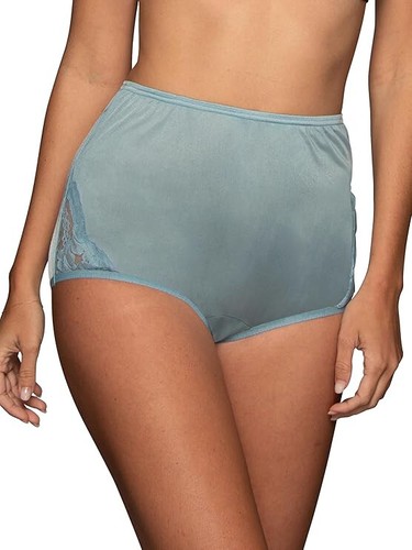 3-PACK Vanity Fair Women Size 6 MEDIUM Perfectly Yours NYLON BRIEF Panties 13011 - Picture 6 of 7