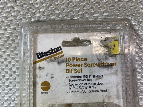 NEW Disston Power Screwdriver Bit Set 4951 10 Piece - Picture 3 of 7