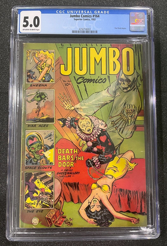 Jumbo Comics #164, CGC 5.0, Star Pirate Begins, Superior, 1952 Low Census - Bild 1 von 6