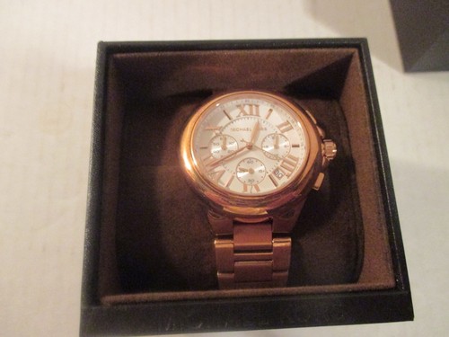 PREOWNED MICHAEL KORS ROSE GOLD WATCH MK-5757 STAINLESS STEEL - Picture 6 of 8