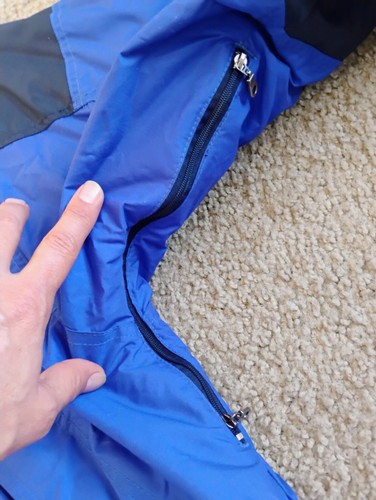 Wear Guard Heavy Men's Size XL Ski Snowboard Hooded Jacket Coat Blue Lined - Picture 17 of 18