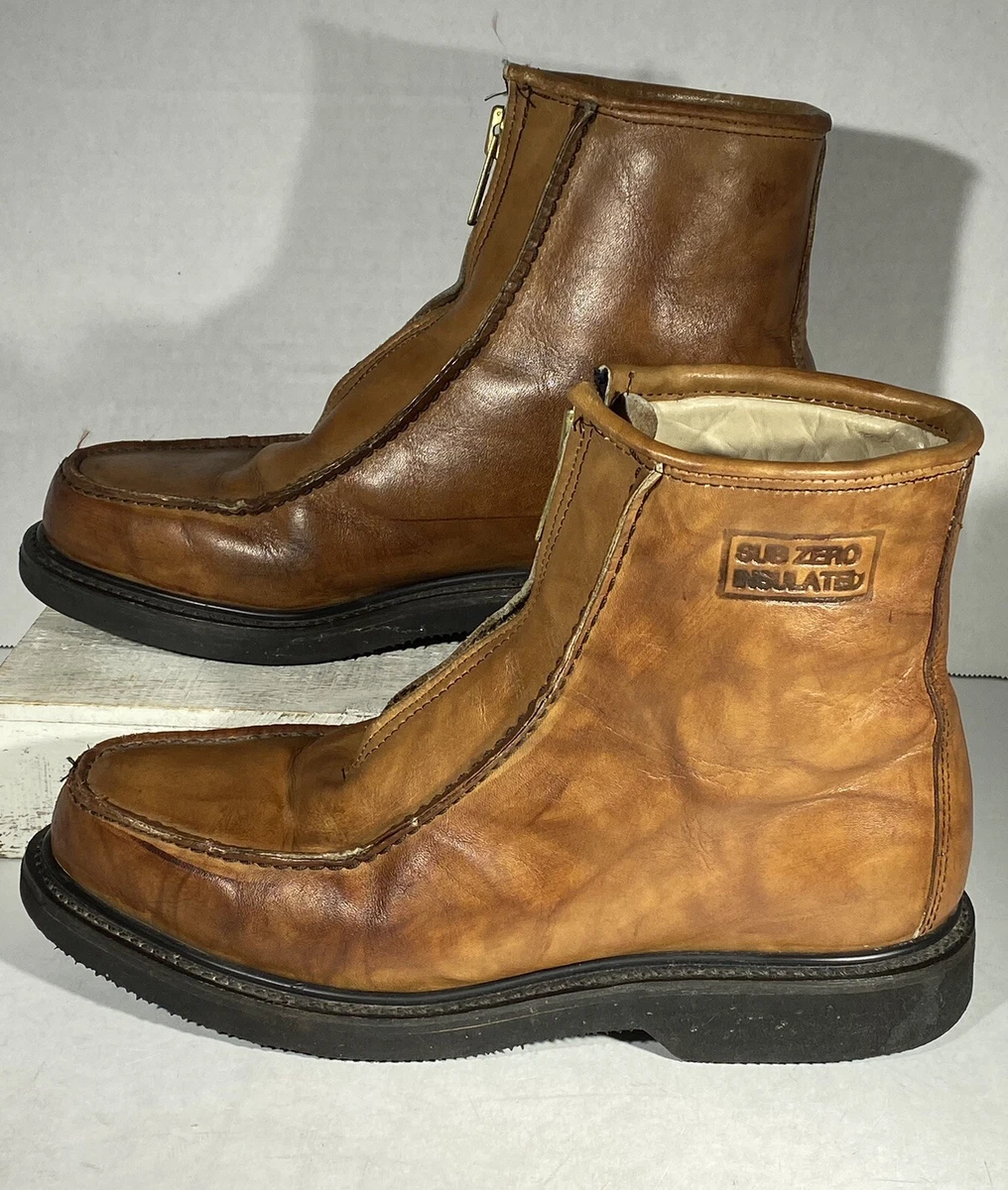 Men's winter hotsell boots zipper front