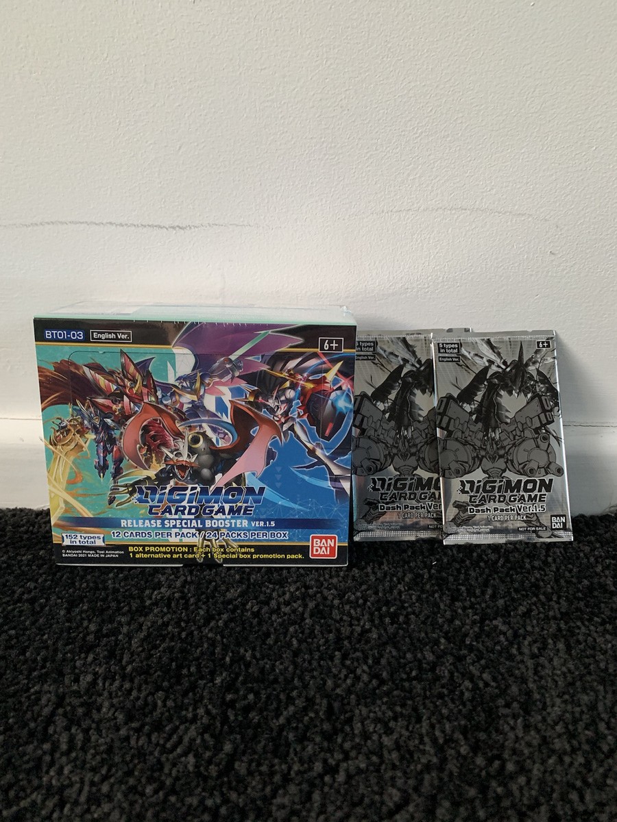 digimon card game version 1.5 booster box Digimon Special Booster Box Ver 1.5 main image 1
