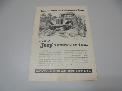 40'S lot of 8 advertisements JEEP Universal original print ads - Picture 8 of 9