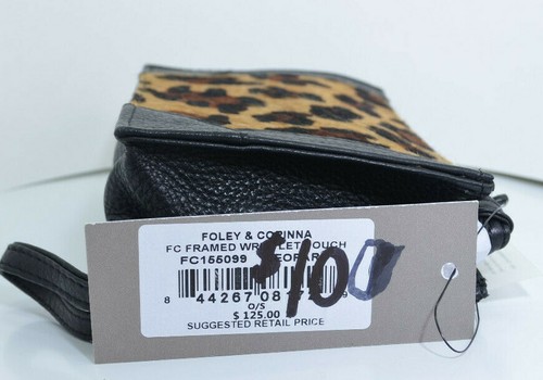 Neu mit Etikett FOLEY + CORIINA FG GERAHMTES ARMBAND ETUI LEOPARD - Bild 3 von 4