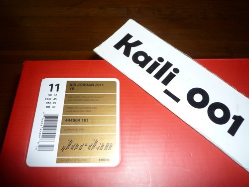 Nike Air Jordan 2011 YR Size 11 YEAR OF THE RABBIT YOTR 444904-101 B - Picture 2 of 10