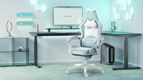 ANIME CUTE KITTY CAT Gaming Chair HOME OFFICE COMFORT ANIME COMPUTER ERGONOMICS - Picture 4 of 7