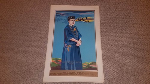 Eduardo Vera Cortes Serigrafie Lola Rodriguez de Tio Puerto Rico 1979 - Bild 1 von 8