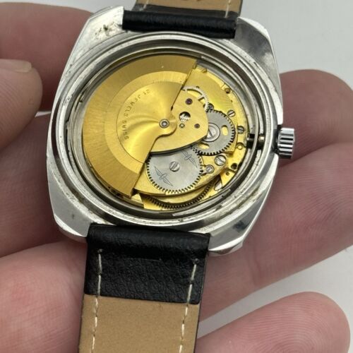 36mm Hombres Rotary Automático Como 1916 Barrido Segundos Reloj Fecha Día A - Imagen 18 de 23
