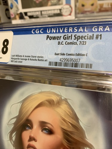 Power Girl Special #1 CGC 9.8 Will Jack Sexy Virgin Variant - Picture 4 of 4