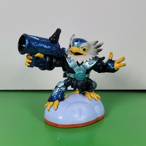 Figura Personaje Skylanders GIANTS: JET VAC con TARJETA DE ESTADÍSTICAS (base naranja) - Imagen 4 de 6