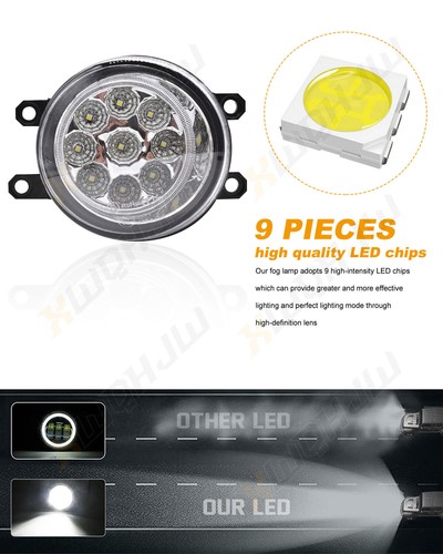 Direct Fit Spec Fog Lights For Toyota Lexus Scion Upgrade or Replacement - Picture 5 of 10