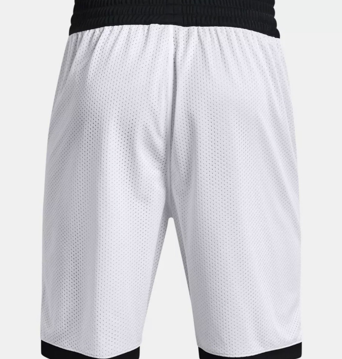 Under Armour Mens White Mesh UA Project Rock Iron Paradise