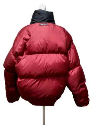 ジャケット・アウター 90s NAUTICA reversible down jacket L VTG 90s Nautica Down Puffer Reversible Coat Mens Size Large