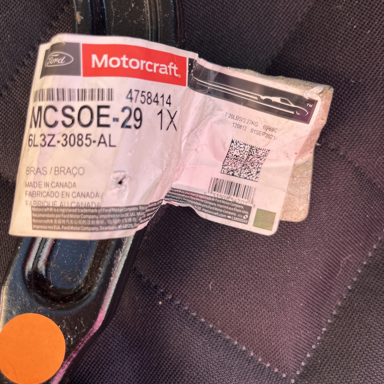 Motorcraft Front Upper Control Arm w/ Ball Joint Driver Side Left LH for F150