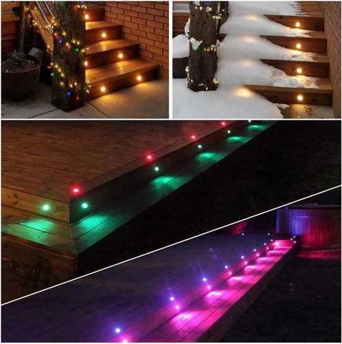 10x Φ45mm LED Deck Light 12V Low Voltage Outdoor Landscape Garden Home Lighting - Picture 5 of 23