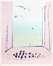 Grégoire Müller, Untitled - Window View, Screenprint, signed and numbered in pen
