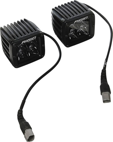Rigid D-Series Pro Spot Midnight Edition Surface Mount LED Lights Pair 202213BLK - Picture 3 of 6