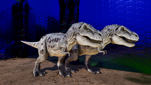 ARK Survival Ascended PvE PC/XBOX/PS Top Stats Albino Rex 43kHp 1560m Imprinted - Picture 2 of 10
