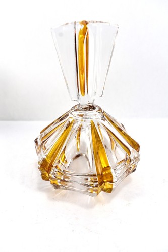 ANTIQUE 1920 ' S 4- PIECE VANITY SET GLASS ART DECO MINT CONDITION - Picture 7 of 11