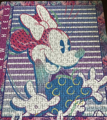 Disney 500 Piece Minnie Mouse Puzzle THEM NEW HEELS FEELS made by Cardinal - Picture 4 of 12