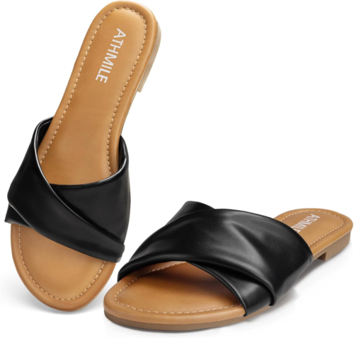Sandals Women Dressy Summer Flat Comfortable Fashion Beach Cute Ladies Slides Le