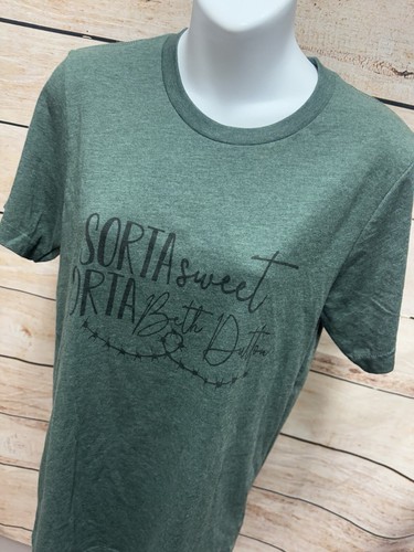 Canvas Yellowstone T-shirt Sorta Sweet Sorta Beth Dutton Size Small Womens New - Picture 2 of 12