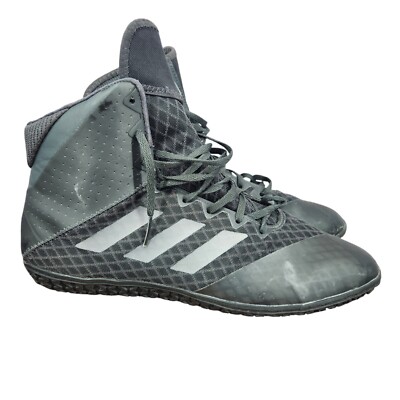 Adidas Mens Shoes Black Mat Wizard 4 Carbon Wrestling AC6971 Lace Up Size11.5 Amazon.com | Adidas Mat Wizard 4, Carbon/Metallic/Black, 8  main image 2