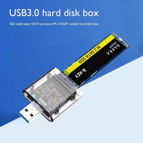 M2 SSD Case M.2 to USB3.0 Gen 1 5Gbps High-speed SSD Enclosure for SATA M.2 NGFF - Bild 8 von 11
