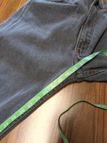 Vintage 87' Levi's 505 Herren 42x34 Hergestellt in den USA Used-Look Schwarz 40505-0259 80er - Bild 15 von 18