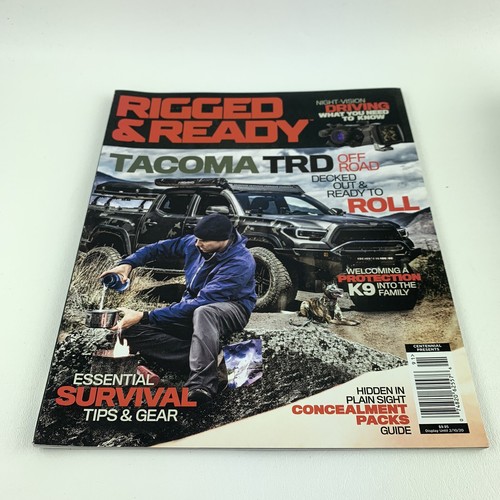 RIGGED & READY Magazine #1 2020 TACOMA TRD OFF ROAD Survival Tips CONCEALMENT - Picture 1 of 11