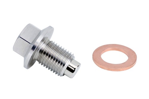 HPS Stainless Steel Magnetic Oil Drain Plug for Infiniti 14-17 QX70 3.7L 5.0L - Picture 5 of 5