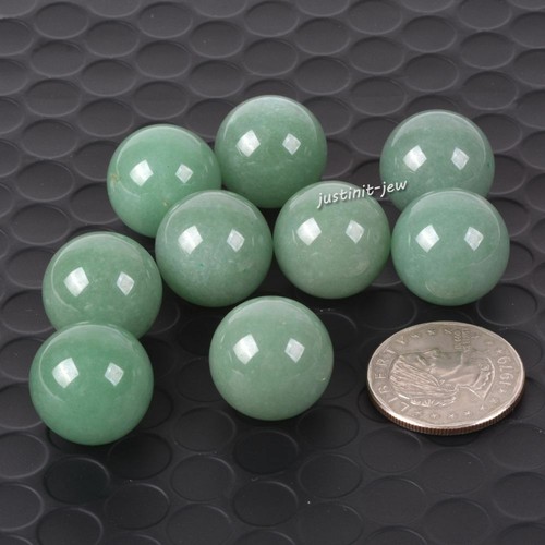 20mm Solid Gemstone Polished Rocks Minerals Crystal Healing Orb Ball Sphere 0.8" - Picture 19 of 251