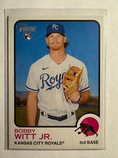 K272,879 - 2022 Topps Heritage #520 Bobby Witt Jr. (RC)