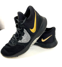 Nike Air Precision II Basketball Sneakers Shoes Mens Size 10 Black AA7069-090