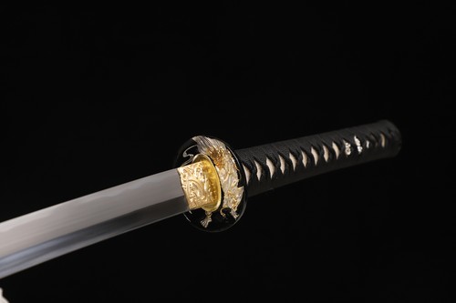 Katana Sword Clay Tempered T10 Steel Choji Hamon Japanese Samurai Razor Sharp  - Picture 6 of 15