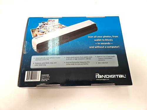 Pandigital Photolink PANSCN04 Photo Scanner for SD Card or PC 600 DPI 5X7 Max - Picture 9 of 9