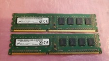 Micron 8GB (2x4GB) 1Rx8 PC3-12800U DDR3 1600MHz Matched Sets Desktop RAM Memory