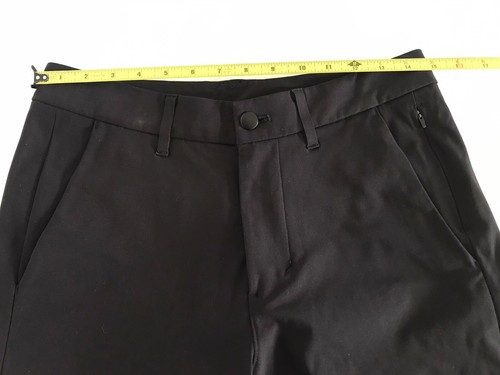 Pantalone pantalone donna Lululemon nero cintura passante tasca laterale taglia 28 - Foto 7 di 12