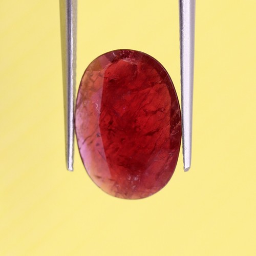 4.48 Ct Mozambique Mined Natural Loose Ruby Oval Cut 14x10 mm Red Color Gemstone - Picture 22 of 22