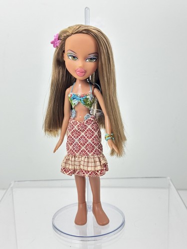 Bratz Hot Summer Dayz Fianna Doll 2007 Original Outfit & Feet Blonde Green Eyes - Picture 6 of 24