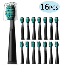 16 Pack Replacement Brush Heads Soft for Fairywill Electric Toothbrush 507 508