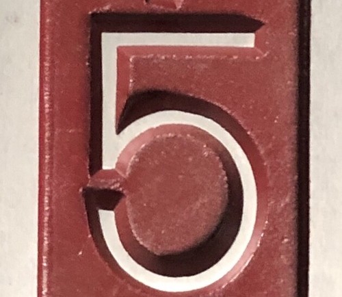 "Placa de dirección: letrero número de casa rectangular vertical de aluminio 20.5""X 1/2""X 4" - Imagen 6 de 9