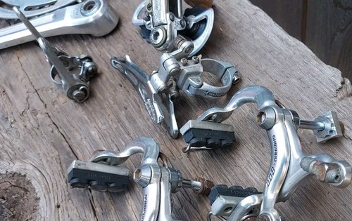 Shimano 600 Arabesque Group Groupset Crankset Brakes Levers Derailleurs Shifters - Picture 7 of 14