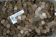 1920 - 1929 - Lincoln Wheat Cent Penny Twenties - 1 Pound - Mixed Dates & Mints