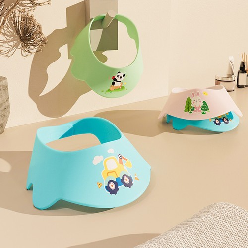 Baby Shower Cap Waterproof Toddler Hair Washing Visor Shower Cap For Kids - Picture 10 of 15
