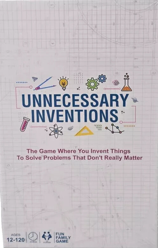 Unnötige Erfindungen Spiel von Funderdome Wacky Problems lösen Partyspiel NEUWERTIG! - Bild 1 von 2